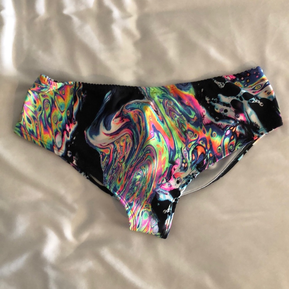 Cheeky acid trip bikini bottom